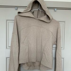 Lululemon cropped sweat shirt French Terry